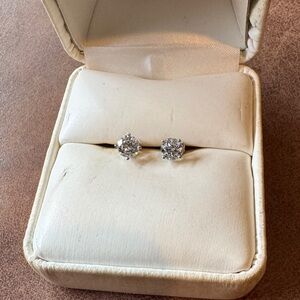 Elegant .54 Carat Diamond Earrings